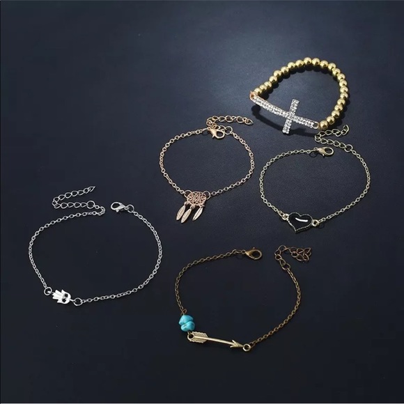 ✨ 5 piece Positive Bracelet Set 😍✨ - Picture 6 of 8